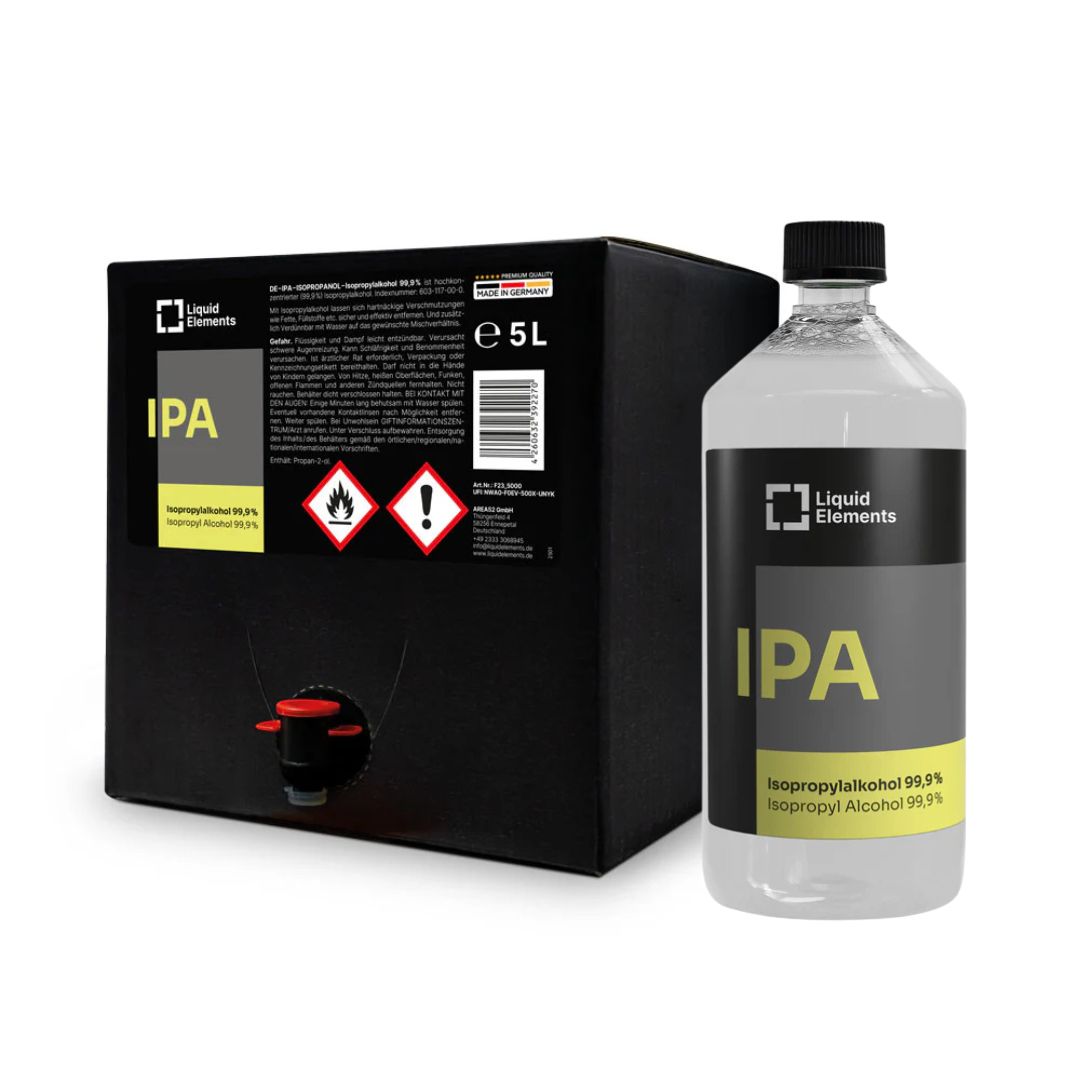 Liquid Elements IPA - Isopropanol Alcohol 99.9% Liquid Elements