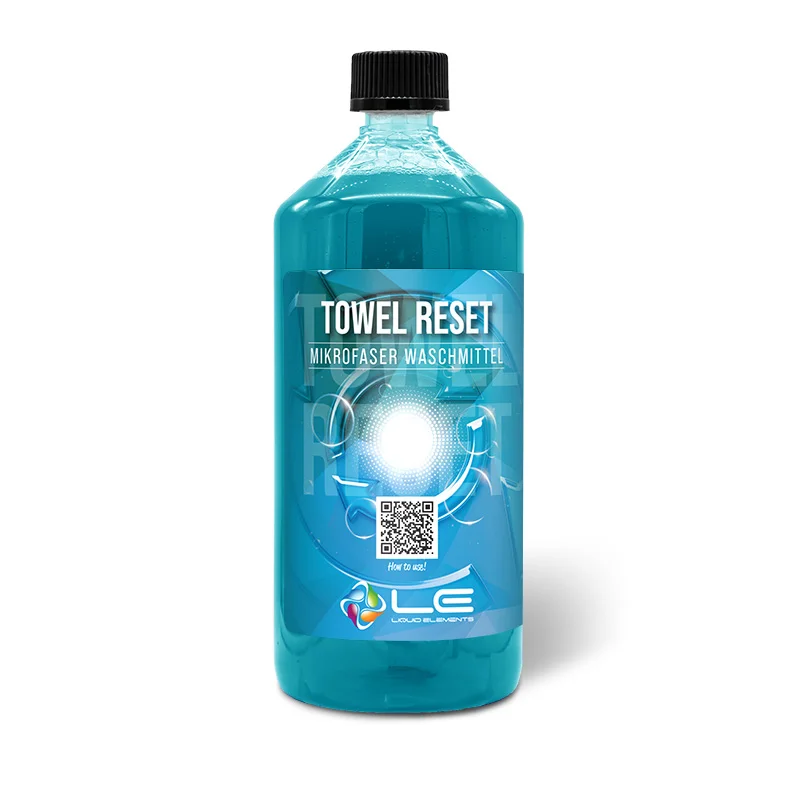 Liquid Elements Towel Reset. Microfibre cleaning solutions. Microfibre laundry detergent. How to wash microfibre. Lidquid Elements Cork Ireland