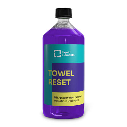 Liquid Elements Towel Reset. Microfibre cleaning solutions. Microfibre laundry detergent. How to wash microfibre. Lidquid Elements Cork Ireland