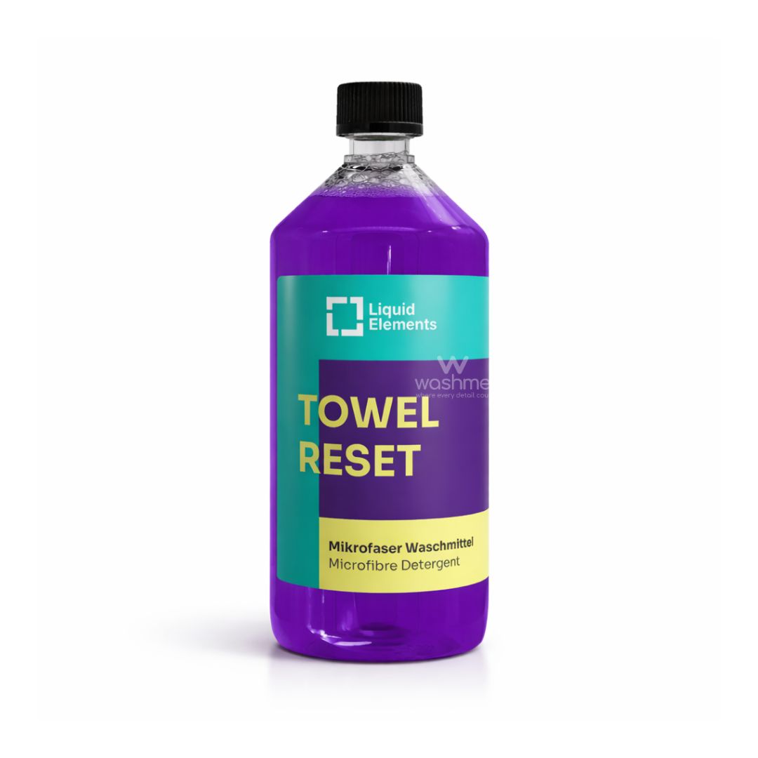 Liquid Elements Towel Reset. Microfibre cleaning solutions. Microfibre laundry detergent. How to wash microfibre. Liquid Elements Cork Ireland