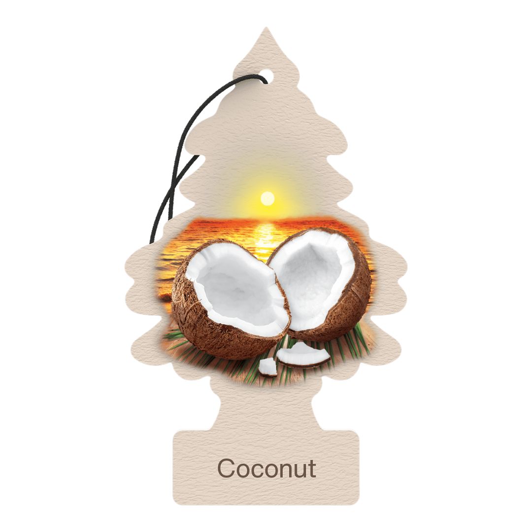 Little Trees Air Freshener - Coconut on white background