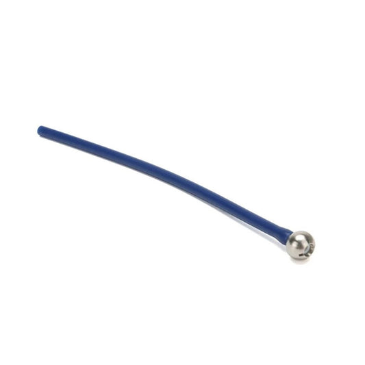 A single blue rod with a polished silver metal ball at one end, shown on a plain white background with a red 'NEW!' badge and a faint 'MJJC' watermark.