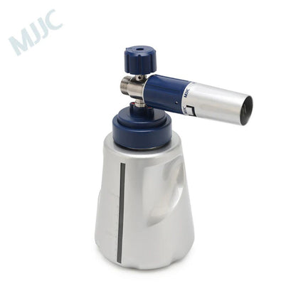 MJJC pro V3 with blue nozzle on a white background, branded 'MJJC'.