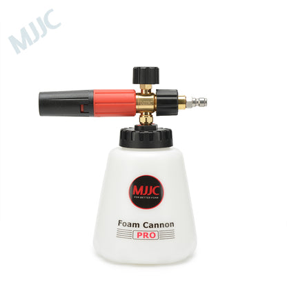 MJJC Snow Foam Cannon Pro V2.0 - 1/4"Quick Release. Best Snow foam Gun. Wide bottle opening for easy fill. Thick snow foam. Best for professional snow foam gun. Snow foam gun for bilt hamber, autoglym, ADBL, Labocosmetica. MJJC Ireland. MJJC Cork Ireland