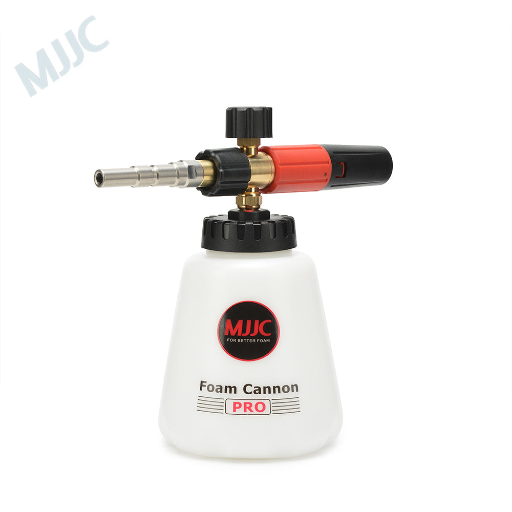 MJJC Snow Foam Cannon Pro V2.0 - Nilfisk Quick Release. Best Snow foam Gun. Wide bottle opening for easy fill. Thick snow foam. Best for professional snow foam gun. Snow foam gun for bilt hamber, autoglym, ADBL, Labocosmetica. MJJC Ireland. MJJC Cork Ireland