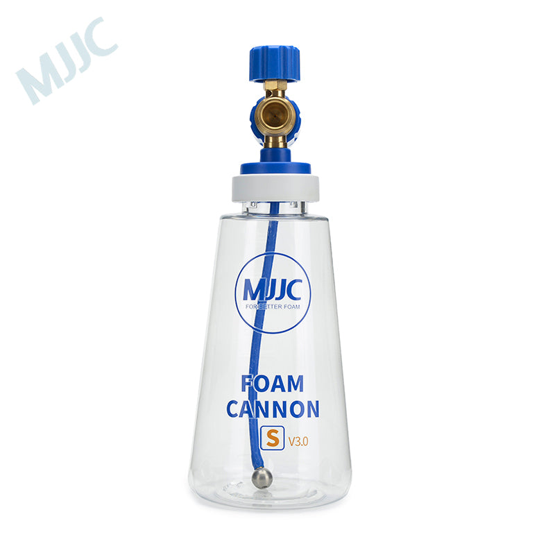 MJJC Snow Foam Cannon S V3.0 - 1/4" Quick Release. Best Snow foam Gun. Wide bottle opening for easy fill. Thick snow foam. Best for professional snow foam gun. Snow foam gun for bilt hamber, autoglym, ADBL, Labocosmetica. MJJC Ireland. MJJC Cork Ireland