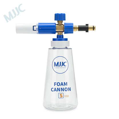 MJJC Snow Foam Cannon S V3.0 - Nilfisk, Gerni & Stihl. Best Snow foam Gun. Wide bottle opening for easy fill. Thick snow foam. Best for professional snow foam gun. Snow foam gun for bilt hamber, autoglym, ADBL, Labocosmetica. MJJC Ireland. MJJC Cork Ireland