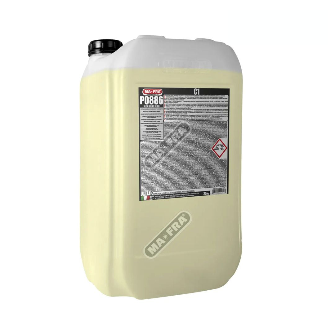 MaFra C1 High Foam Prewash 25L on white background. MaFra Ireland