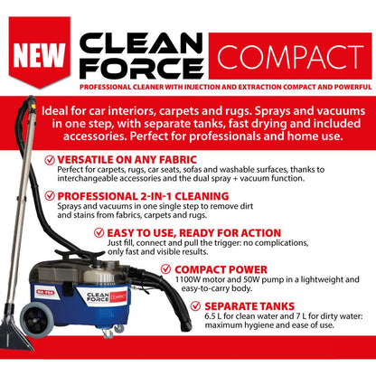 MaFra Clean Force Compact Professional 2-in-1 Injection & Extraction Cleaner MaFra