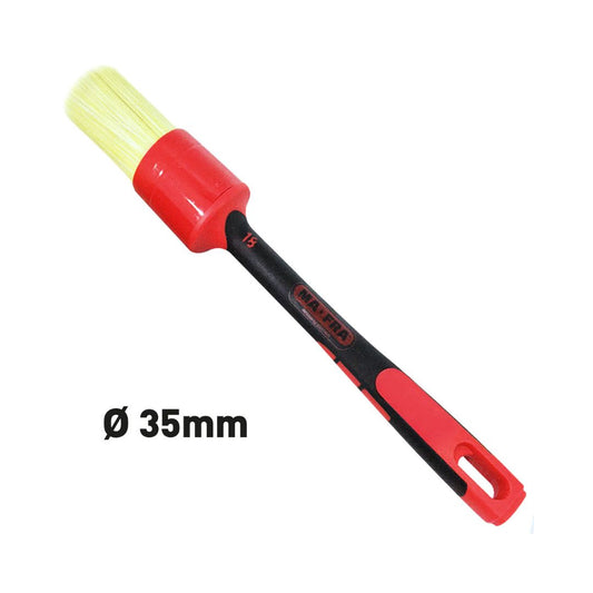 Labocosmetica Detailing Brush 18 (30mm) WhiteLabocosmetica Detailing Brush 18 (30mm) Red Chemical Resistant brush for wheels. Labocosmetica Cork Ireland. Labocosmetica Ireland