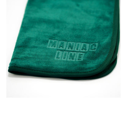 Maniac ALL ROUND Microfibre Cloths in Irish racing green. Maniac Line Ireland