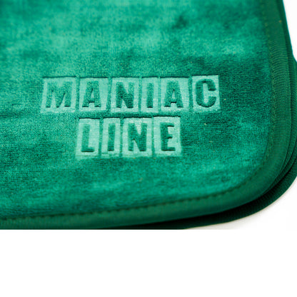 Maniac ALL Round Microfibre Cloth in Orange and Green. use both inside and outside, easily removes residues of polish, waxes, and compounds. Maniac Ireland and Mafra Ireland