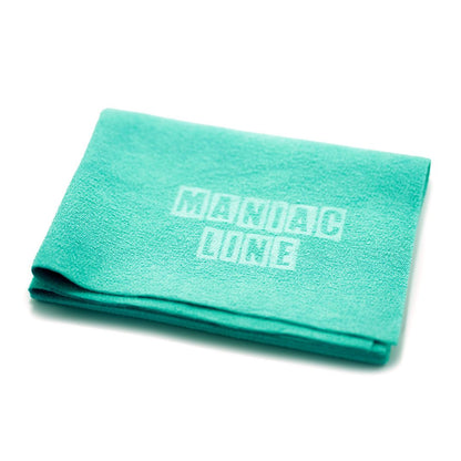 Maniac Ultimate Microfibre Glass Cloth in marine green. Maniac Line Ireland