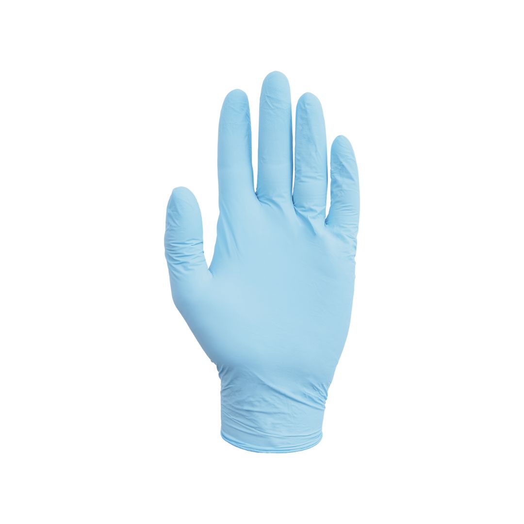 NORSE Detailing and valeting Glove Blue A powder free nitrile disposable glove offering protection against contamination, dirt and potential irritants in low risk situations. GL8953 Nitrile Disposable Gloves Size L