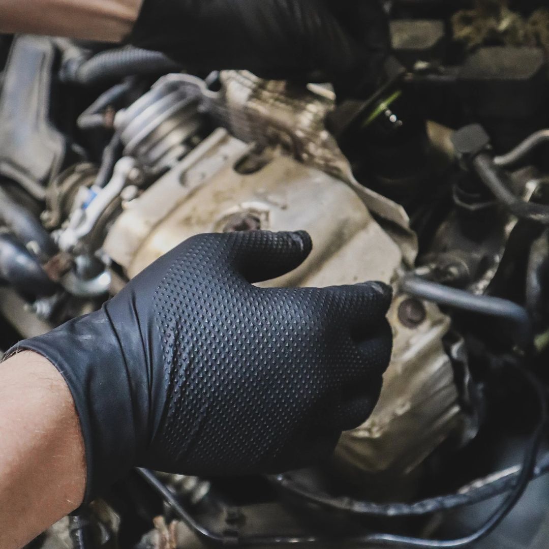 NORSE Diamond Black Nitrile Gloves (8g) 50 pack1