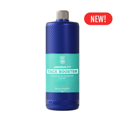 Labocosmetica ARMORIUS PPF Tack Booster 1000ml bottle in blue on white background and "new" label.