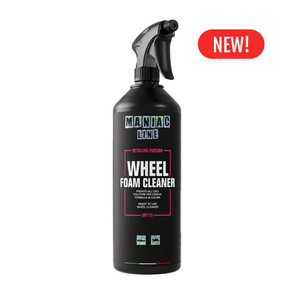 Maniac Wheel Foam Cleaner (Colour Changing) 1L bottle on white backgroun