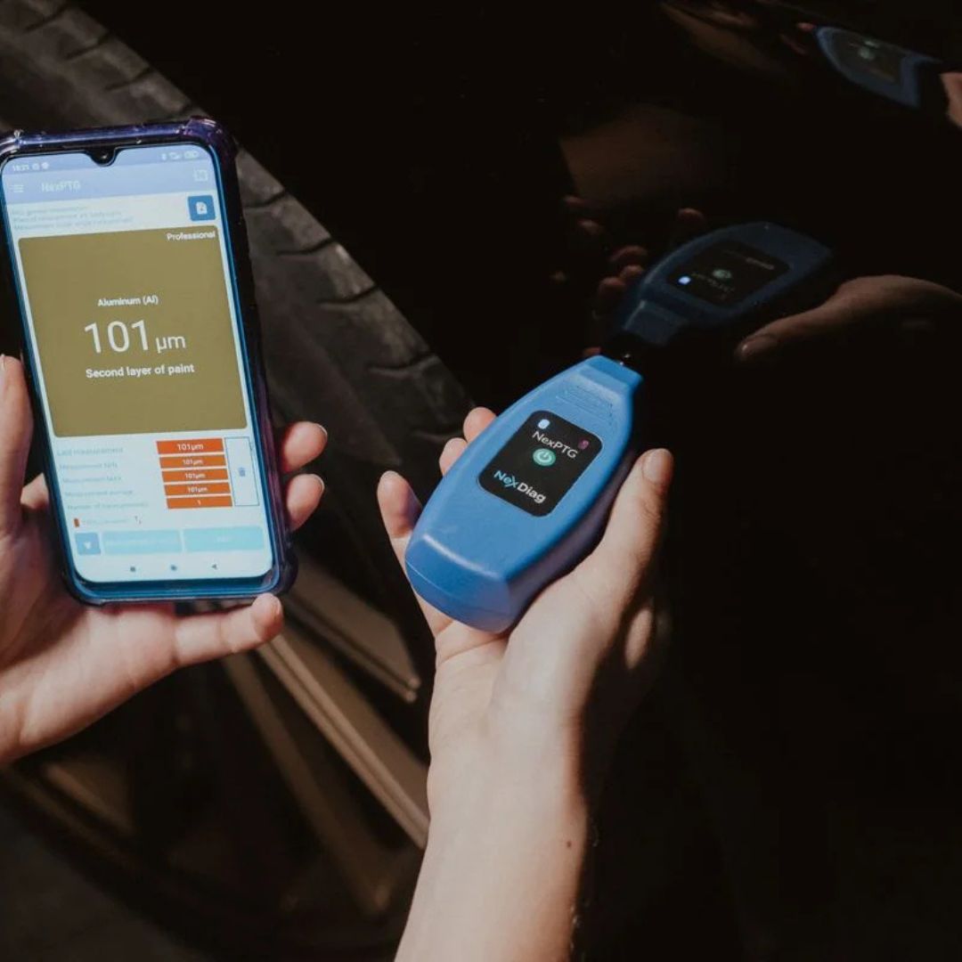 NexDiag Paint Depth Gauge - Professional paint measurement tool. NexDiag Ireland