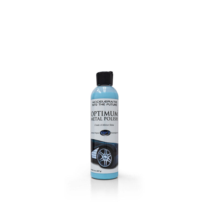 Optimum Metal Polish is a unique all-in-one metal polish and sealant that can be used by hand or by machine to quickly remove oxidation.  Ideal for polishing exhaust tips, chrome wheels, chrome tanks on lorries and any other metal trim on your car. Scratches and swirl marks from any metal surface while leaving behind a layer of polymer protection to help prevent future oxidation.