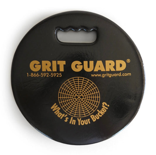 Grit Guard Bucket Seat Lid Cushion Black. Seat for bucket for detailing. Grit Guard Ireland