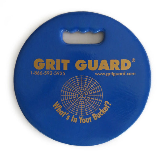 Grit Guard Bucket Seat Lid Cushion Blue. Seat for bucket for detailing. Grit Guard Ireland