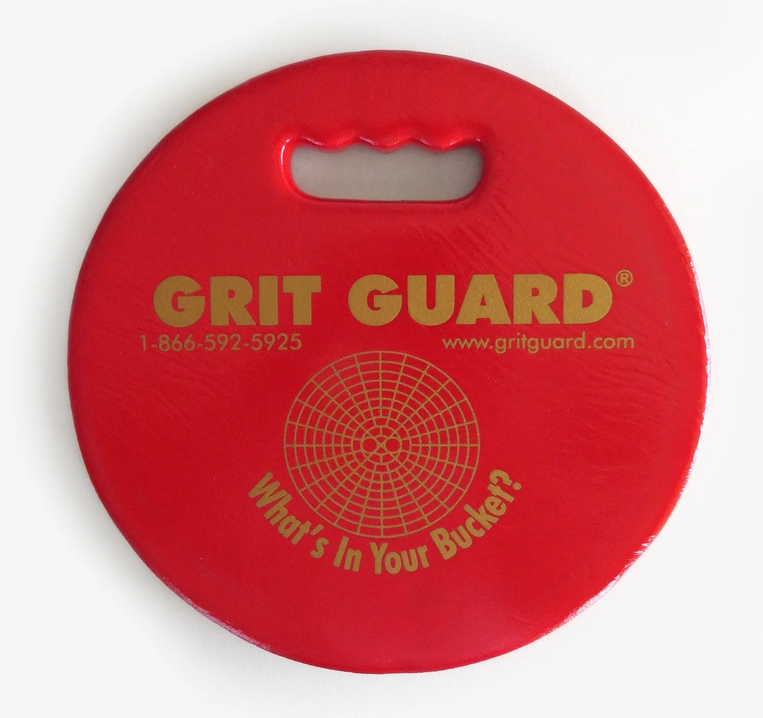 Grit Guard Bucket Seat Lid Cushion Red. Seat for bucket for detailing. Grit Guard Ireland