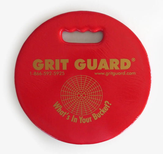 Grit Guard Bucket Seat Lid Cushion Red. Seat for bucket for detailing. Grit Guard Ireland