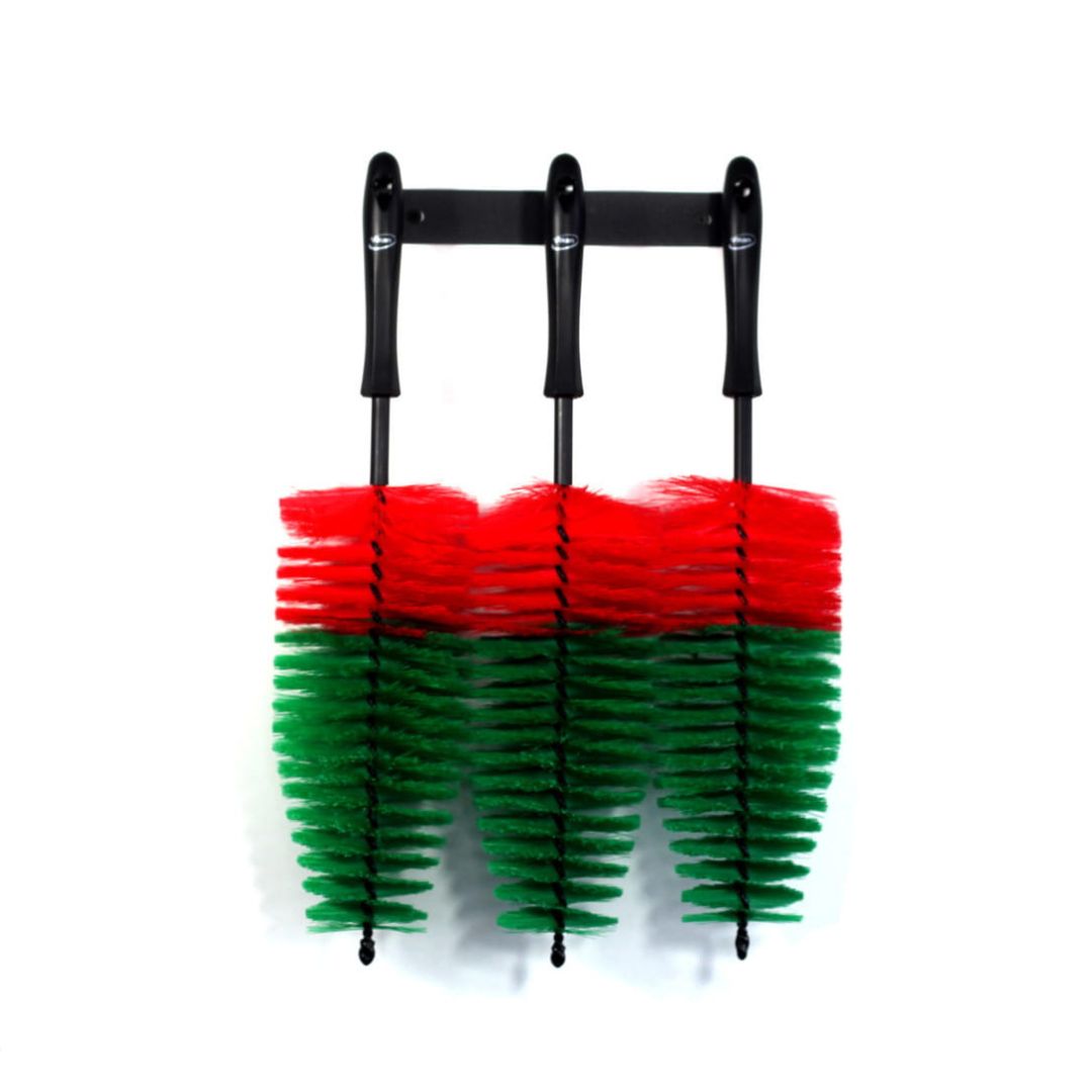 Poka Premium High quality, ergonomic and neat handle for 3 brushes. This brush holder offers space for 3 brushes and is designed for the effective use of space at work.
