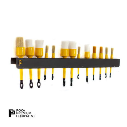 Poka Premium Brush Holder 80cm Blank. Work Stuff brush holder. High quality aluminium brush holder for workshop. Poka Premium Ireland Poka Premium Cork Ireland