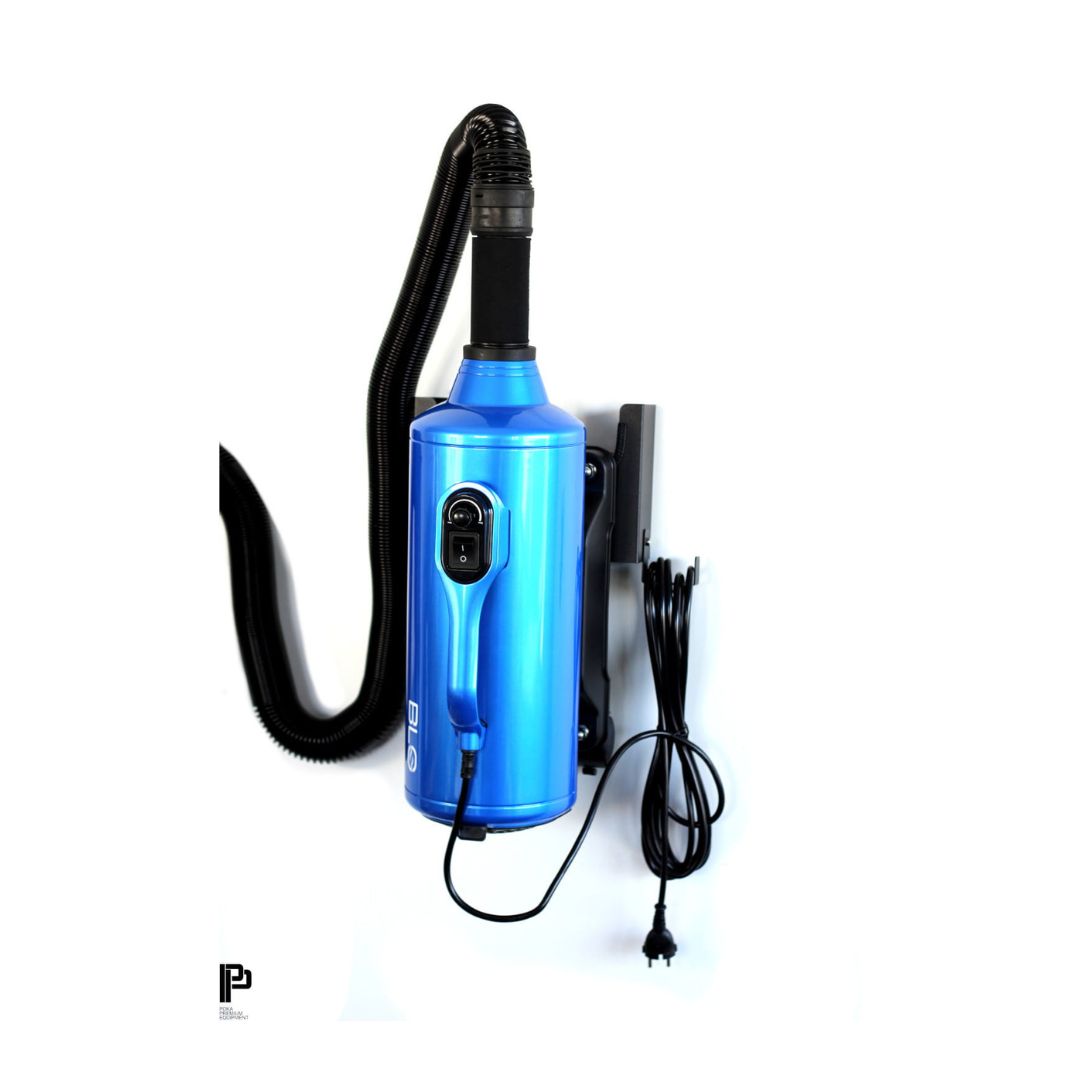 A high-quality, metal, small hanger for BLO, Rokit, Big Boi and other wheeled car dry blower with a convenient cable hook. Poka Premium Ireland