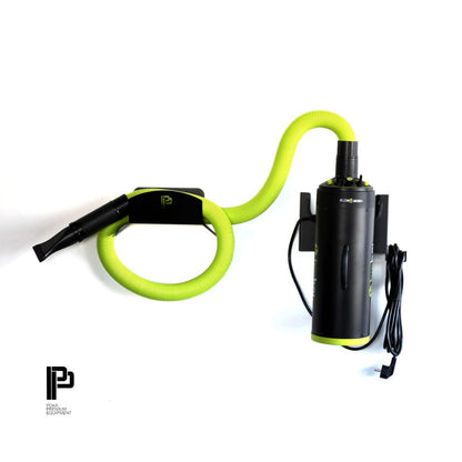 A high-quality, metal, small hanger for BLO, Rokit, Big Boi and other wheeled car dry blower with a convenient cable hook. Poka Premium Ireland