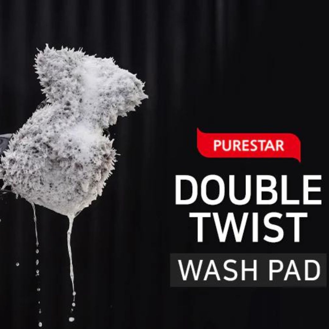 Purestar wash pad, Korean microfibre, widely known for their premium and quality towel and cloths have upgraded their buffing and drying towel with magnets for door mirror drips. Purestare Ireland