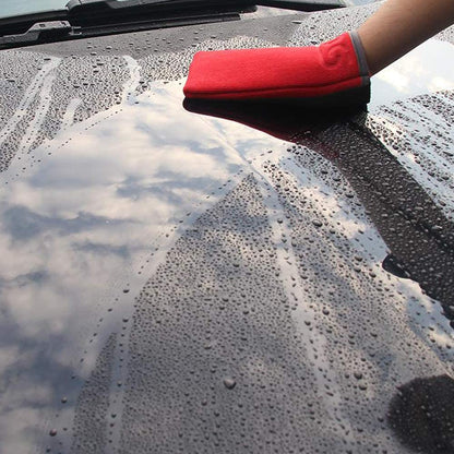 SGCB Clay Mitt in Black with red shaft. Clay bar mitt. better than clay bar for car wash. SGCB Cork Ireland