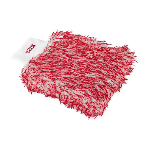 SGCB Soft Microfibre Wash Mitt Red