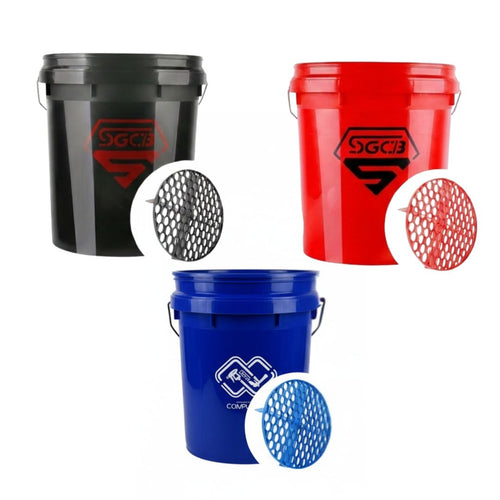 SGCB Wash Bucket SINGLE 20L and Grit Guard