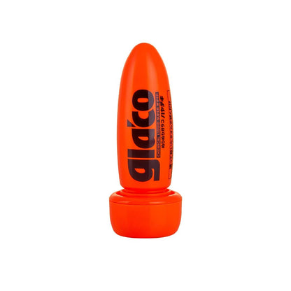 Orange Glico product on a white background