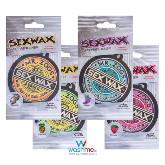 Mr. Zog’s Sexwax Air Freshener. Best air freshener. Coconut Air Freshener. Strawberry Air Freshener. Pinapple air freshener, grape air freshener. SexWax air freshener Ireland.