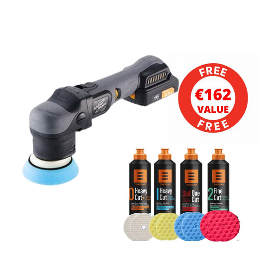ShineMate EB351-3/12 Cordless Orbital Polisher Kit ShineMate