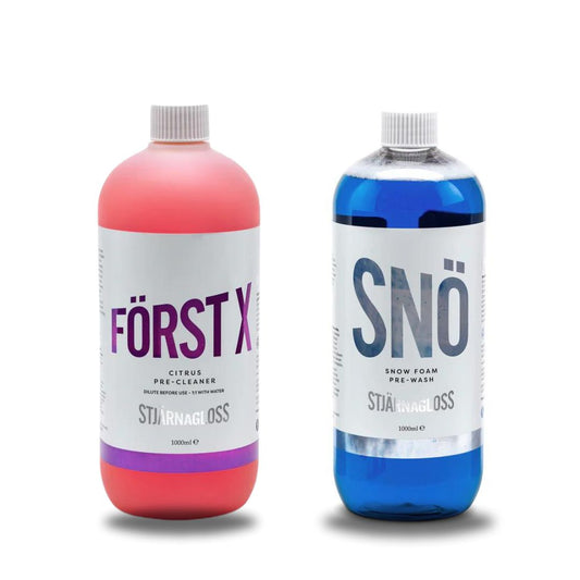 Stjarnagloss Sno Snow Foam. Stjarnagloss Först citrus spray. ph neutral snow form. thick snow foam. pre wash snow foam. best snow foam. Like Autoglym Polar Blast, ADBL Yeti. Stjarnagloss Ireland, Stjarnagloss Cork Ireland. 