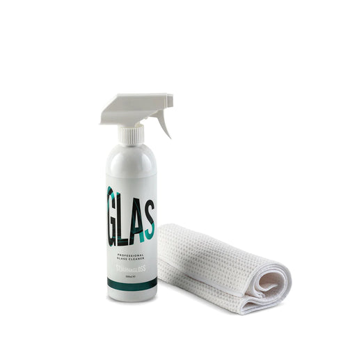 Stjarnagloss Glass Kit - Glass Cleaner and Specialist Glass Cleaning Cloth
