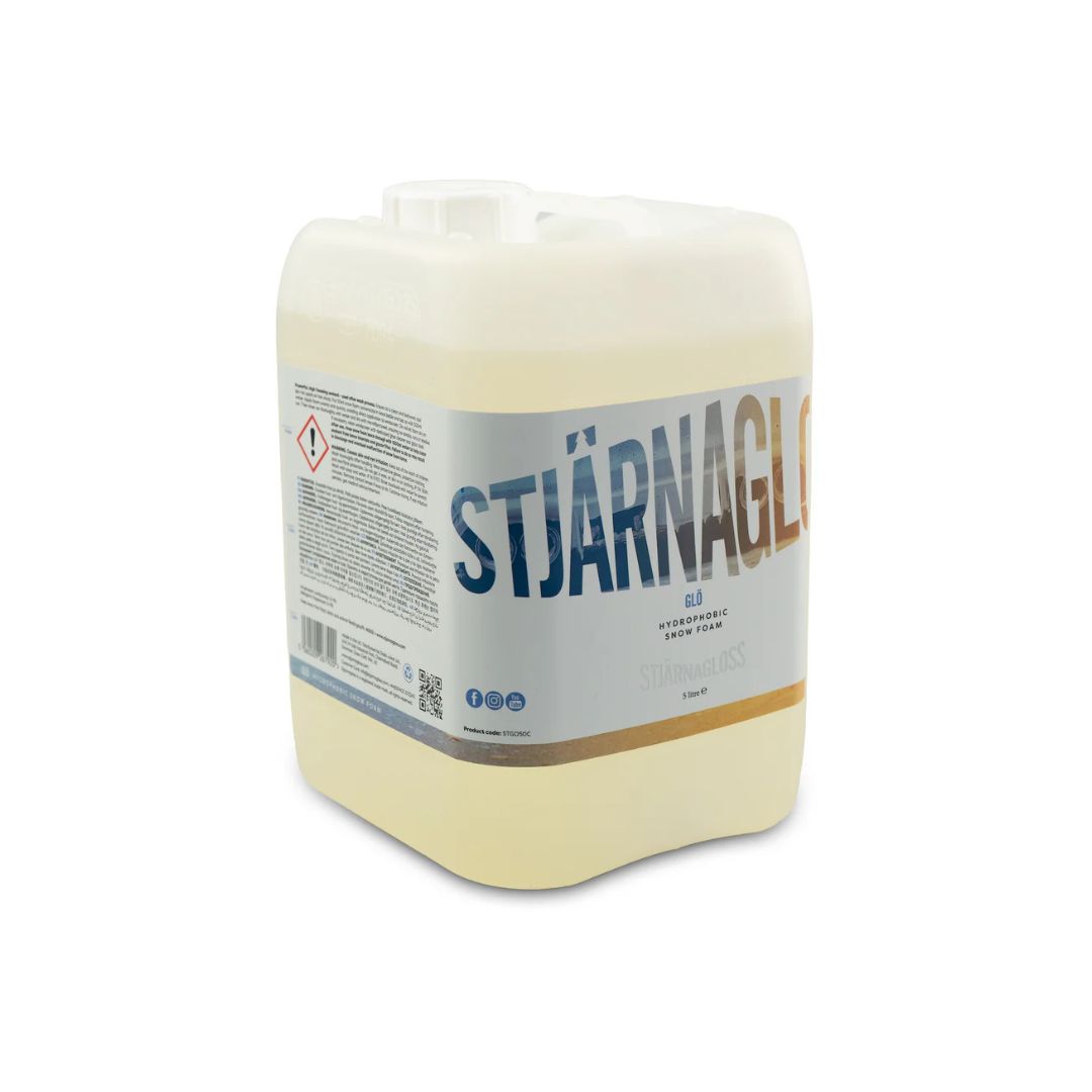 Large container of Stjarnagloss Glo on a white background
