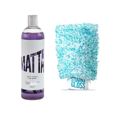 Stjarnagloss Matta 500ml & Lurvig Wash Mitt Kit