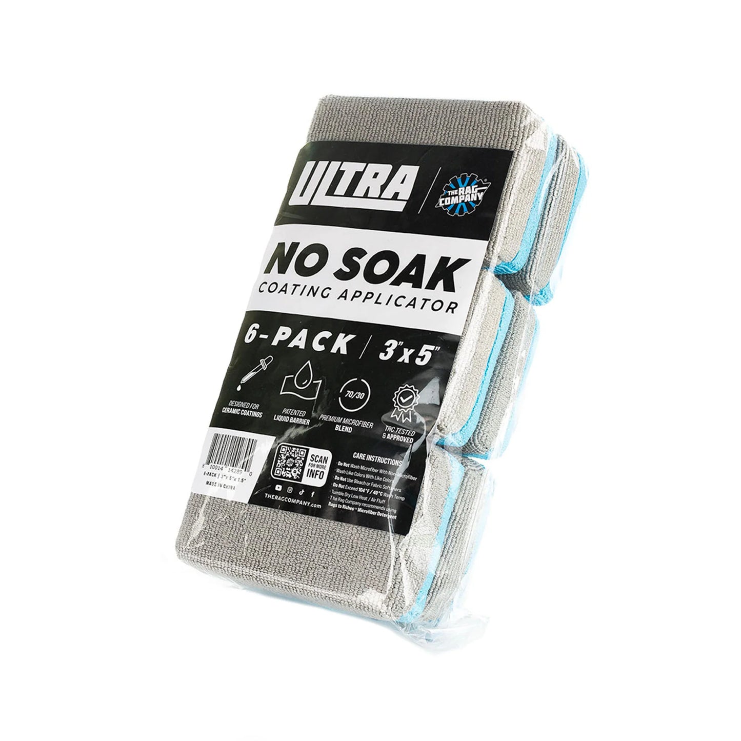 Introducing the Ultra No-Soak Coating Applicator, now available at The Rag Company Europe! Designed with the highest quality microfibre and innovative features, this applicator is a must-have for all car enthusiasts and detailers.