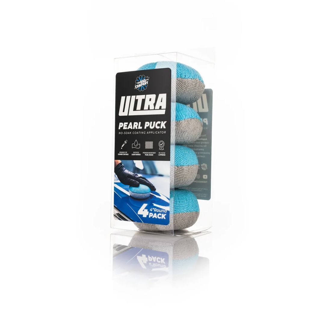The Rag Company Puck Ultra Pearl Puck 4-pack applicator. No soak ceramic coat and was applicator