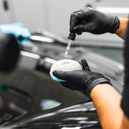 The Rag Company Puck Ultra Pearl Puck 4-pack applicator. No soak ceramic coat and was applicator