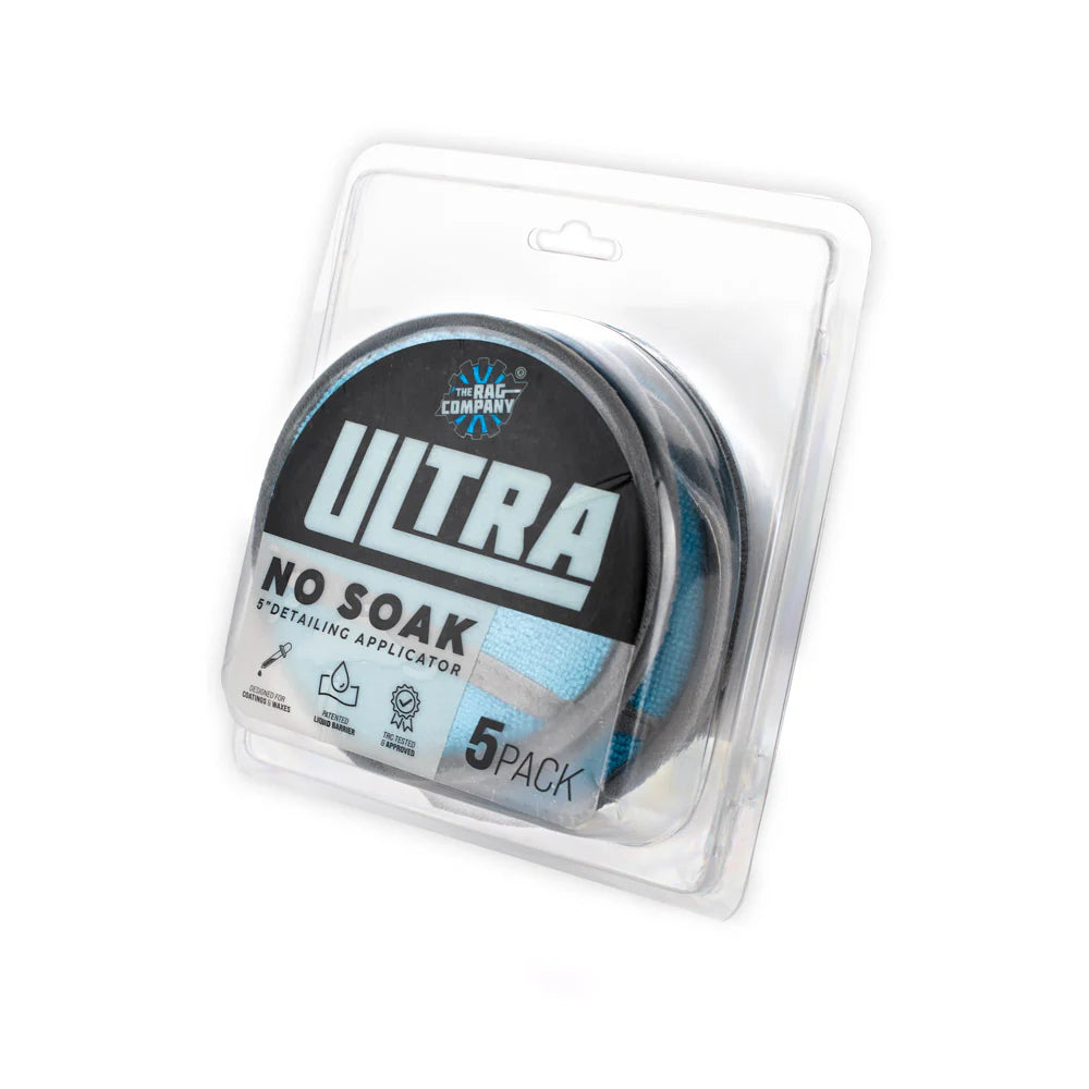 The Rag Company no Soak Round Applicator 5 pack