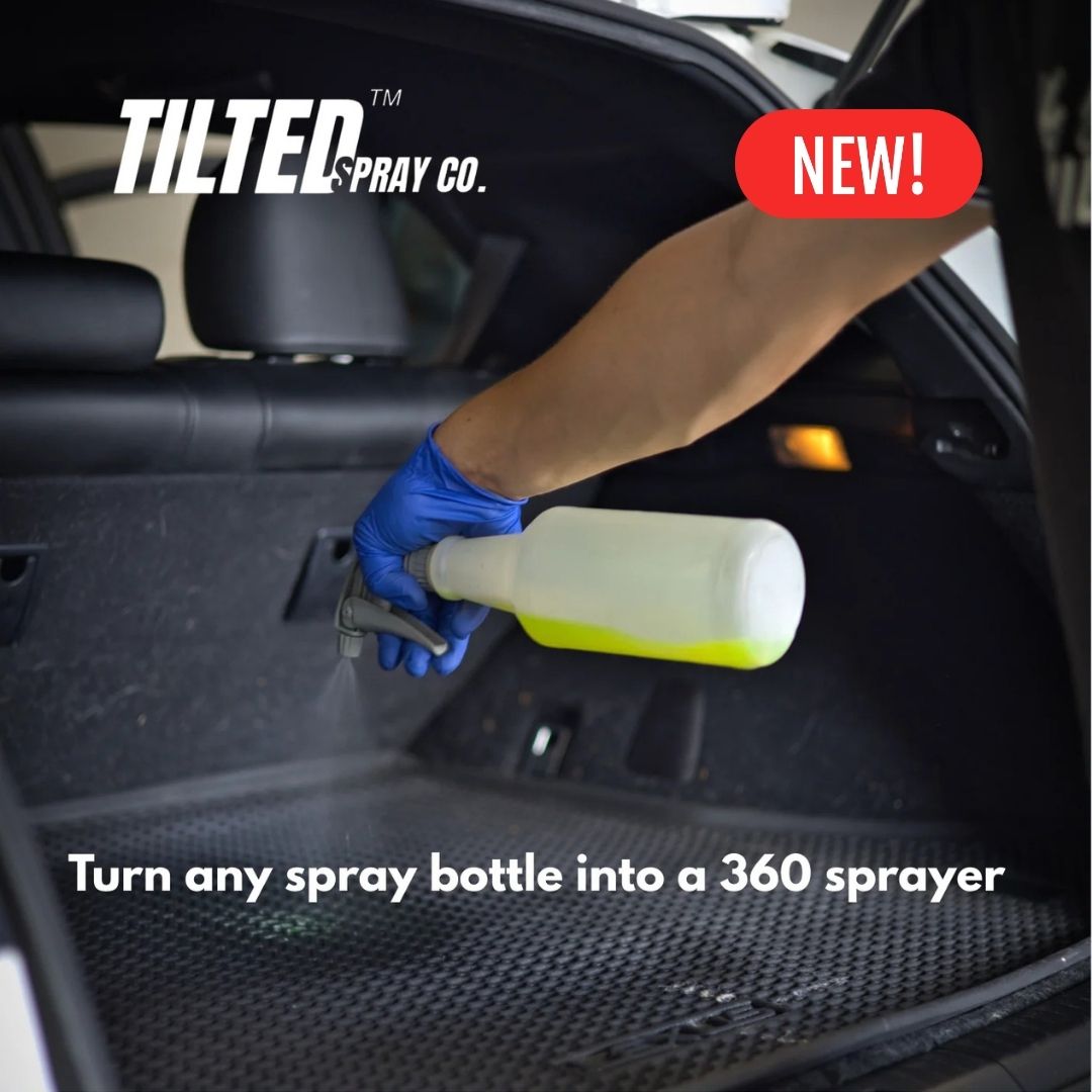 Tilted Spray Adapter - Turn Any Spray Bottle into a 360° Sprayer! Tilted
