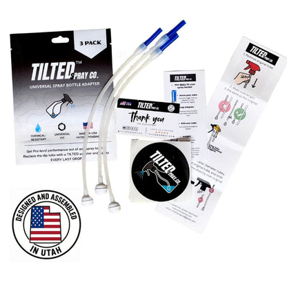 Tilted Spray Adapter - Turn Any Spray Bottle into a 360° Sprayer! Tilted