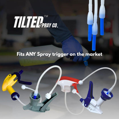 Tilted Spray Adapter - Turn Any Spray Bottle into a 360° Sprayer! Tilted