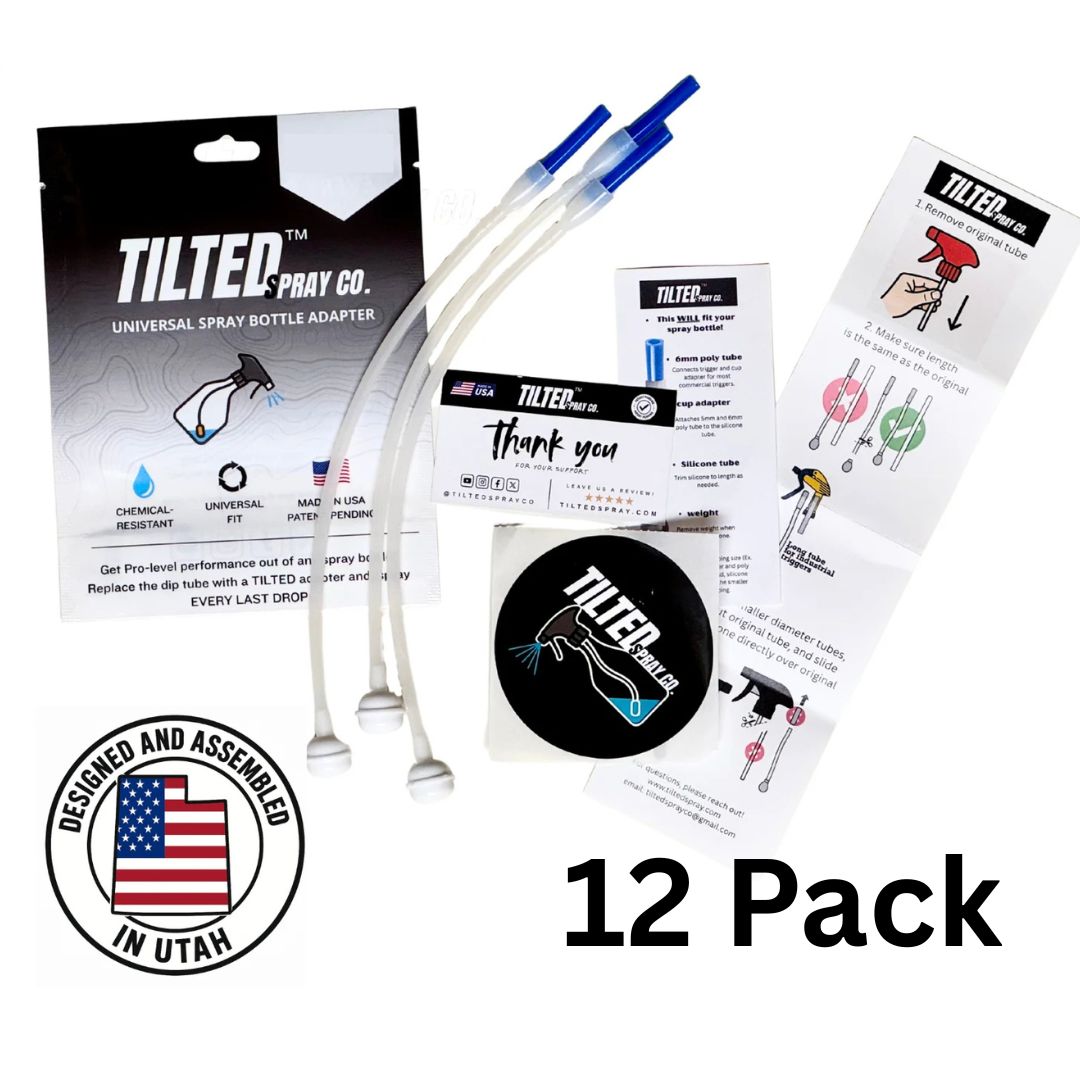 Tilted Spray Adapter - Turn Any Spray Bottle into a 360° Sprayer! Tilted